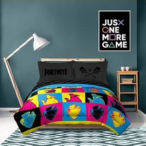Fortnite Neon Warhol Comforter Only